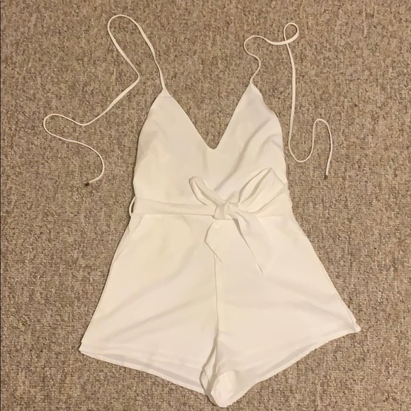Fashion Nova Other - White Fashion Nova Romper